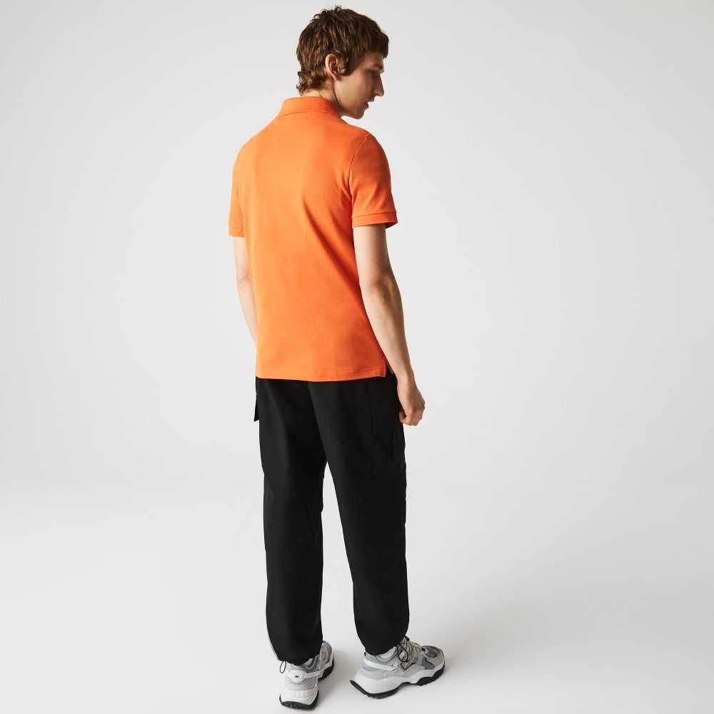 Lacoste Original L.12.12 Slim Fit Petit Pique Algodon Naranjas | 1249-GYMFV