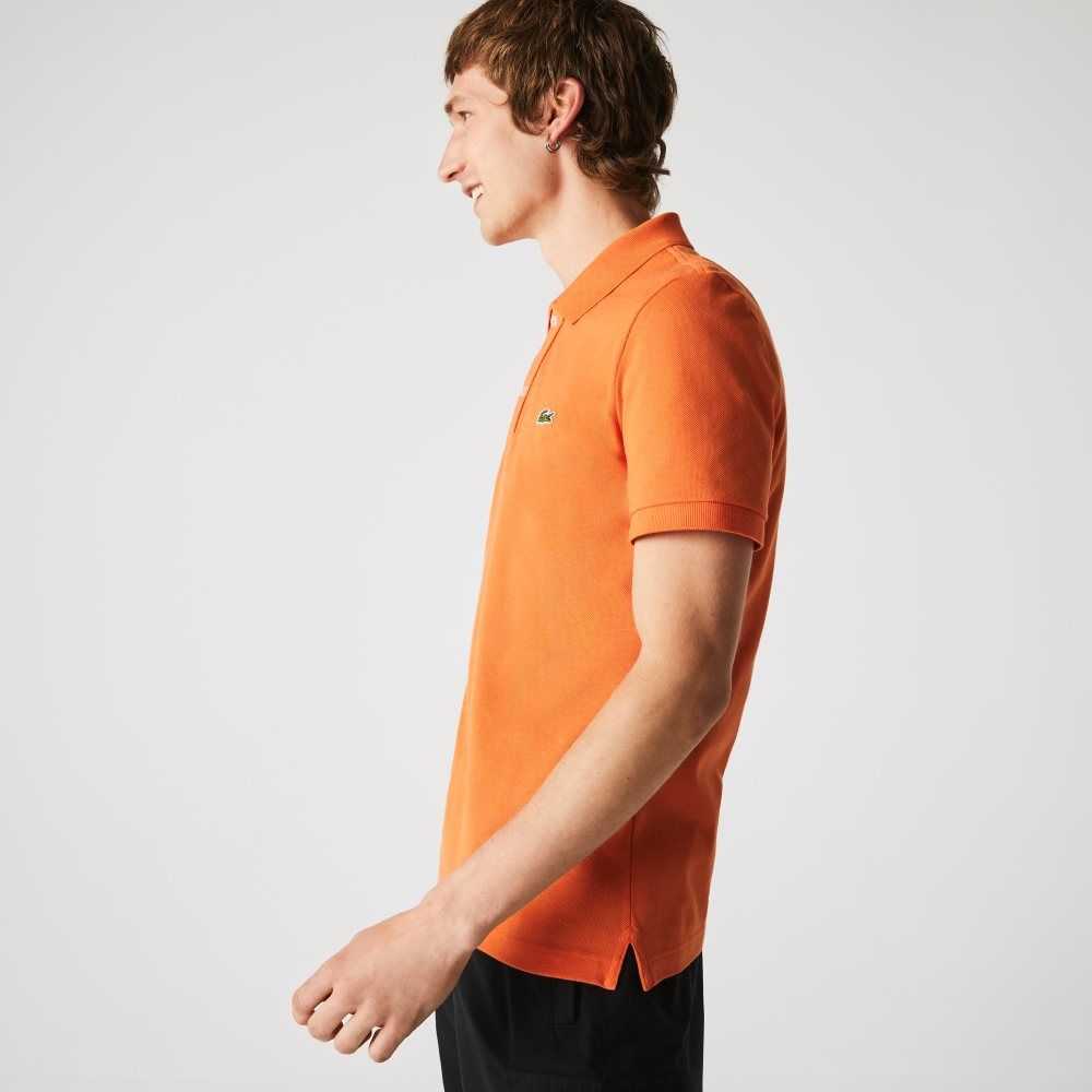 Lacoste Original L.12.12 Slim Fit Petit Pique Algodon Naranjas | 1249-GYMFV