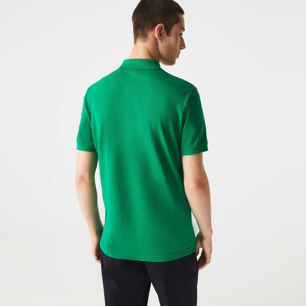 Lacoste Original L.12.12 Slim Fit Petit Pique Algodon Verde | 1384-PDGBF