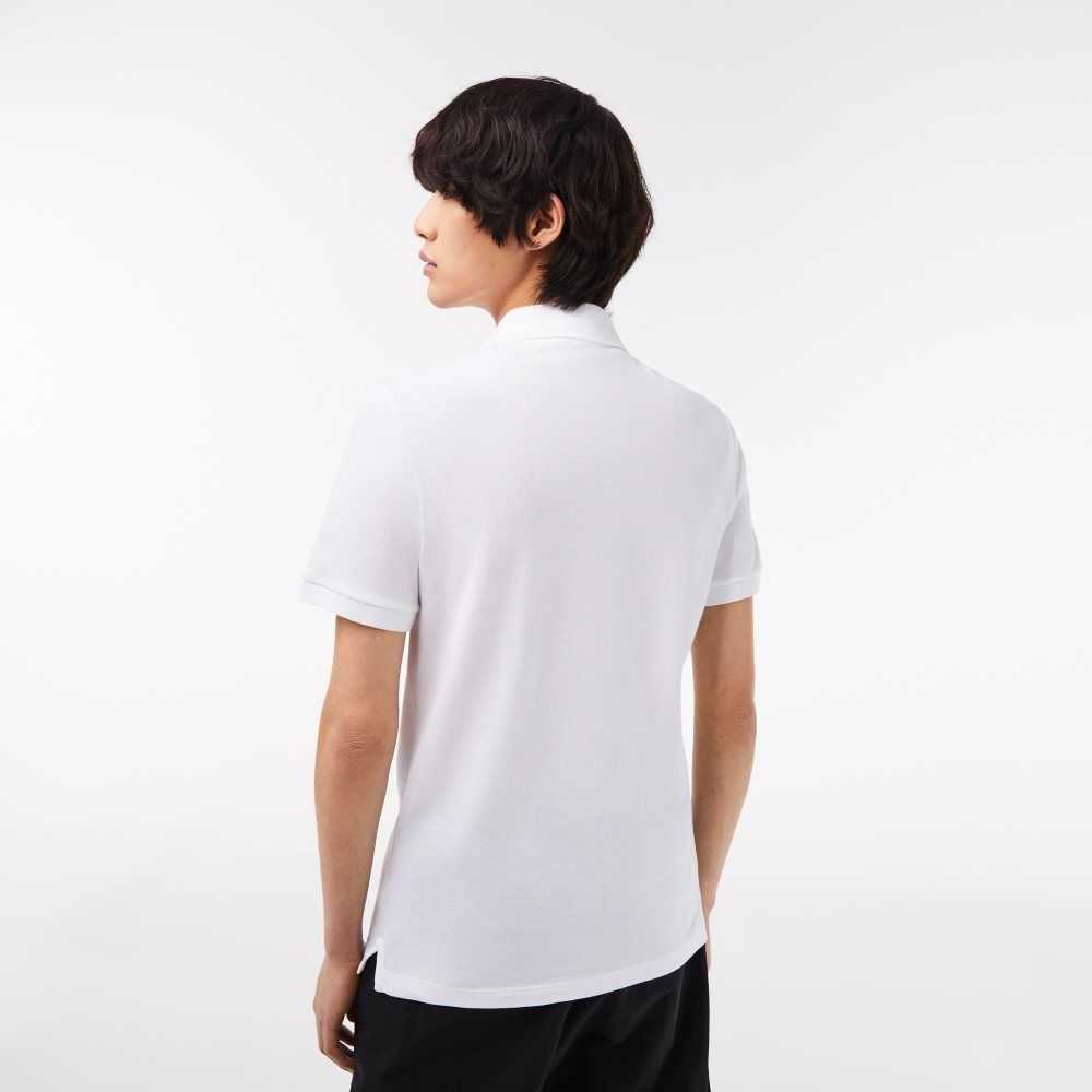 Lacoste Original L.12.12 Slim Fit Petit Pique Algodon Blancas | 1569-GFVOD