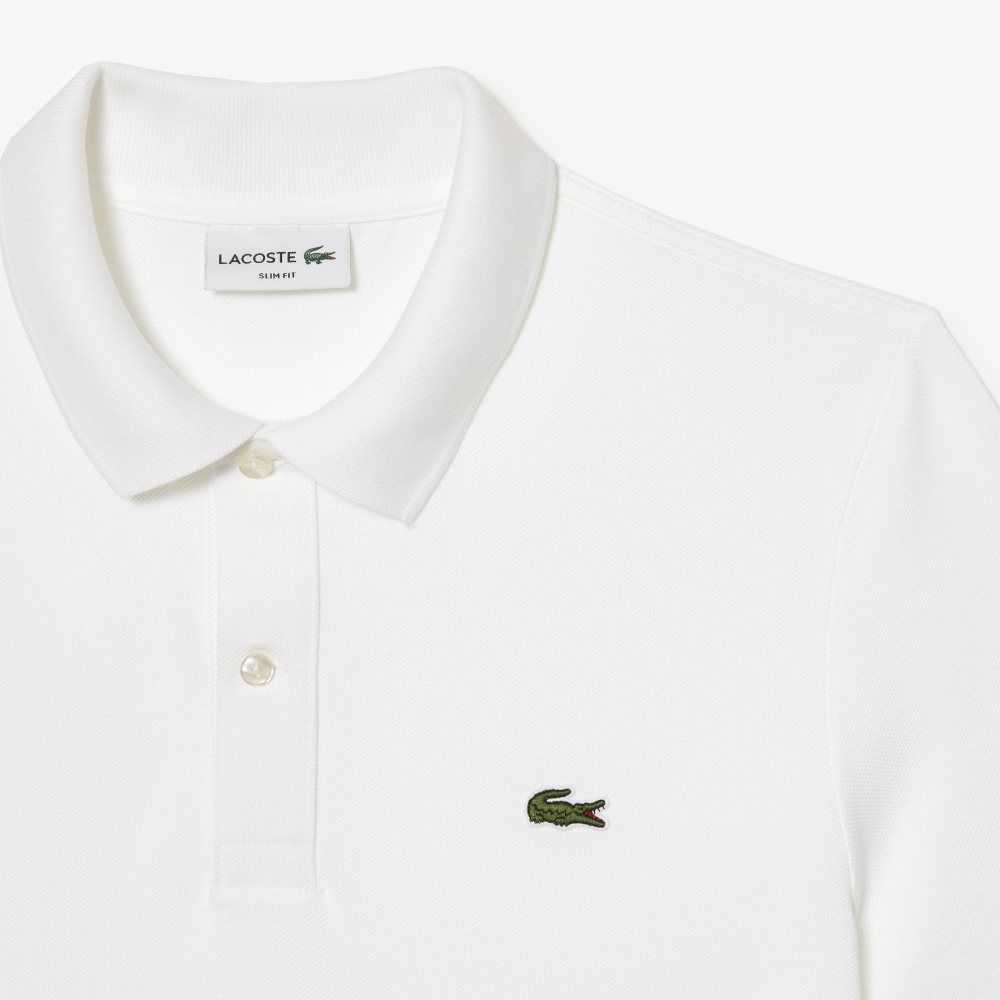 Lacoste Original L.12.12 Slim Fit Petit Pique Algodon Blancas | 1569-GFVOD