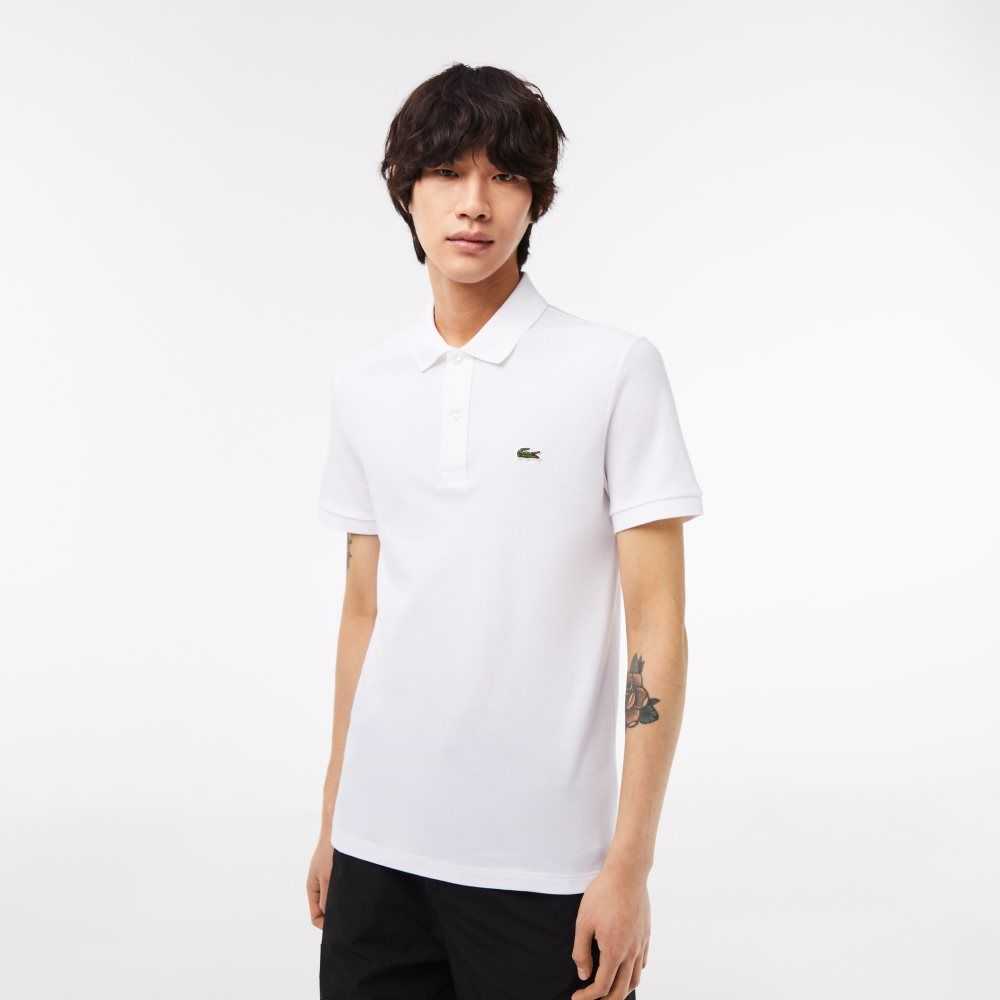 Lacoste Original L.12.12 Slim Fit Petit Pique Algodon Blancas | 1569-GFVOD