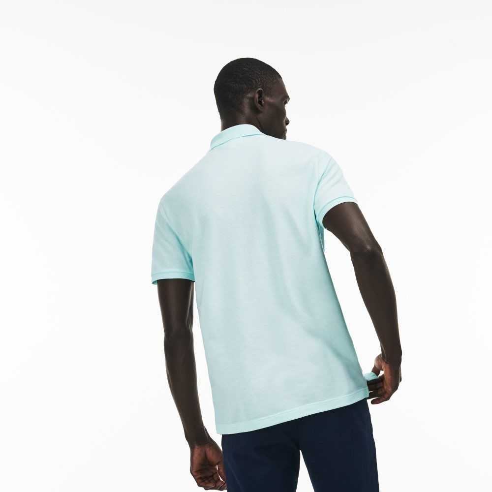 Lacoste Original L.12.12 Slim Fit Petit Pique Algodon Azules | 1823-EYBHS