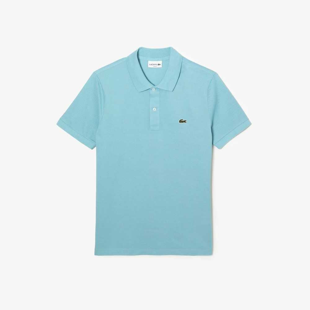 Lacoste Original L.12.12 Slim Fit Petit Pique Algodon Verde Menta | 1849-ICYHS