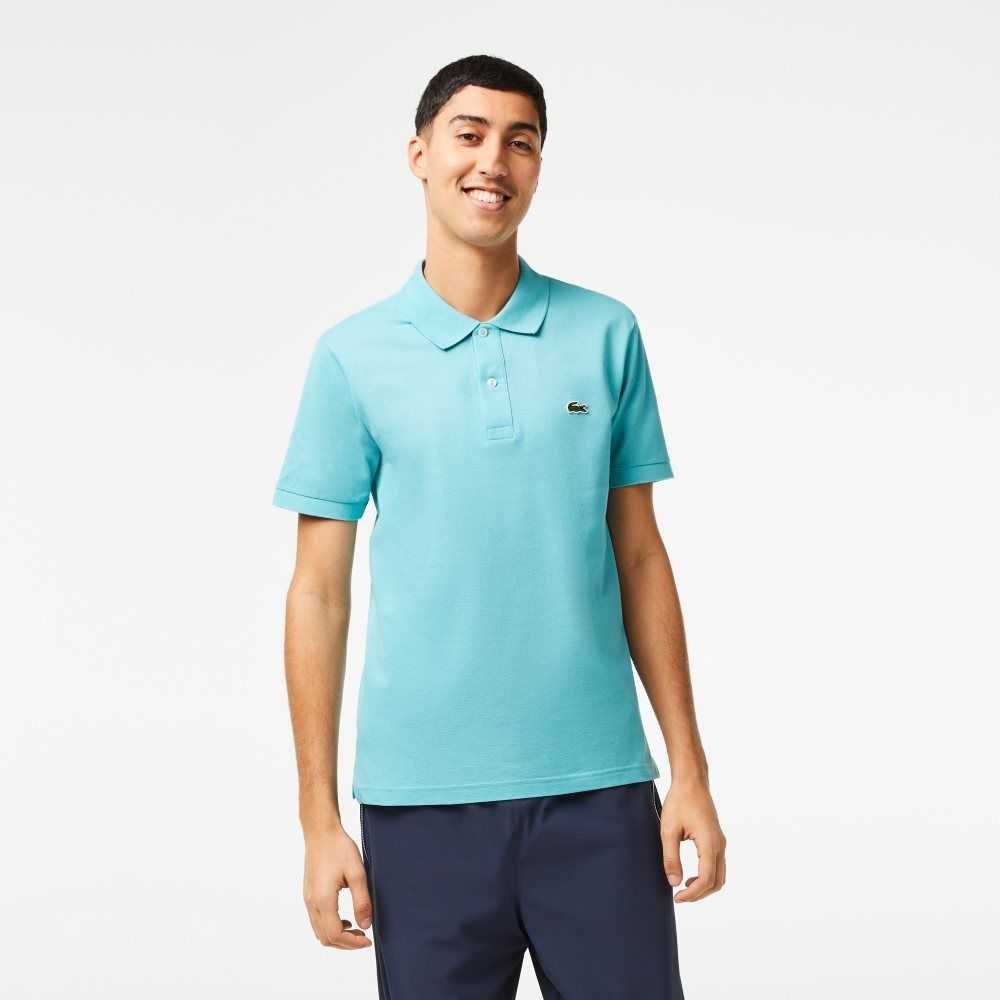 Lacoste Original L.12.12 Slim Fit Petit Pique Algodon Verde Menta | 1849-ICYHS