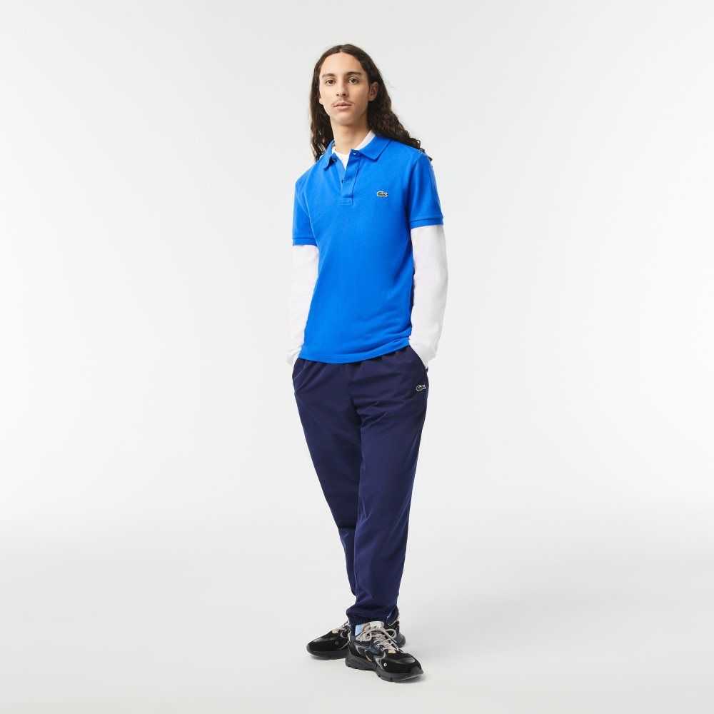 Lacoste Original L.12.12 Slim Fit Petit Pique Algodon Azules | 2706-NJXUO