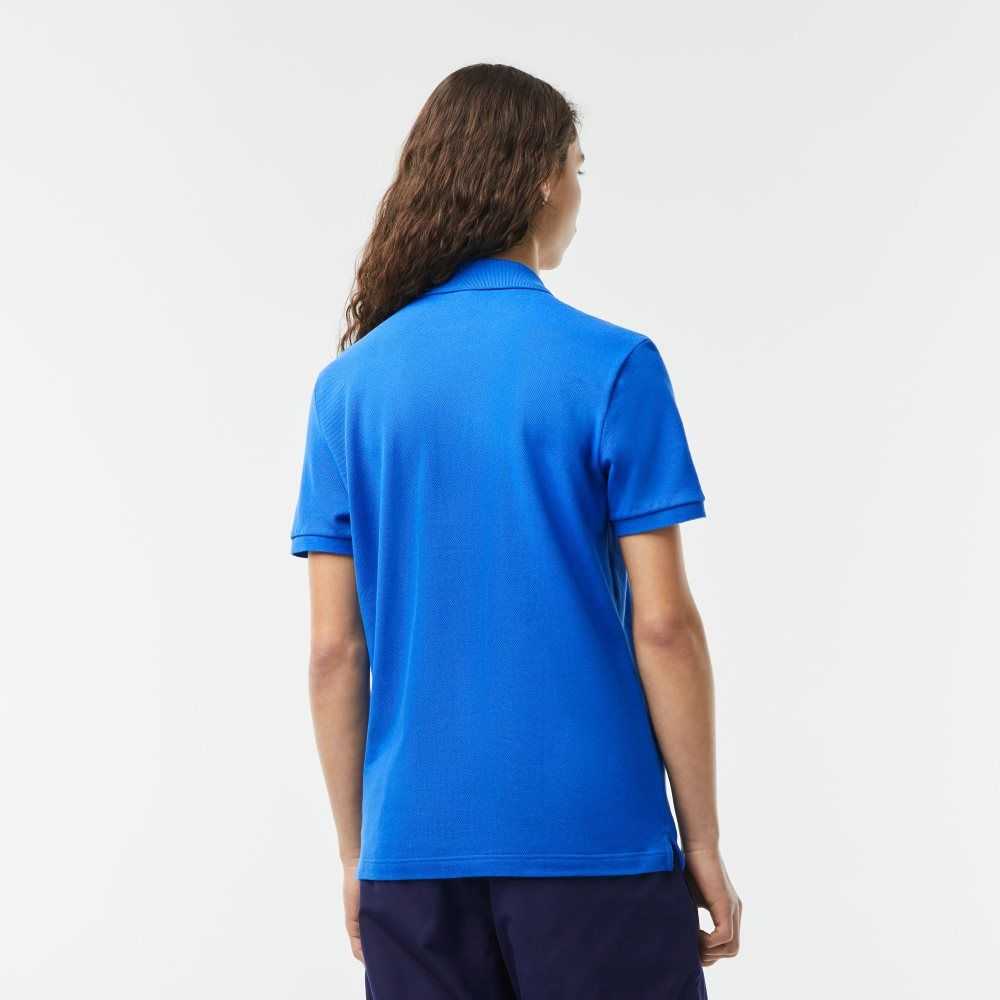 Lacoste Original L.12.12 Slim Fit Petit Pique Algodon Azules | 2706-NJXUO