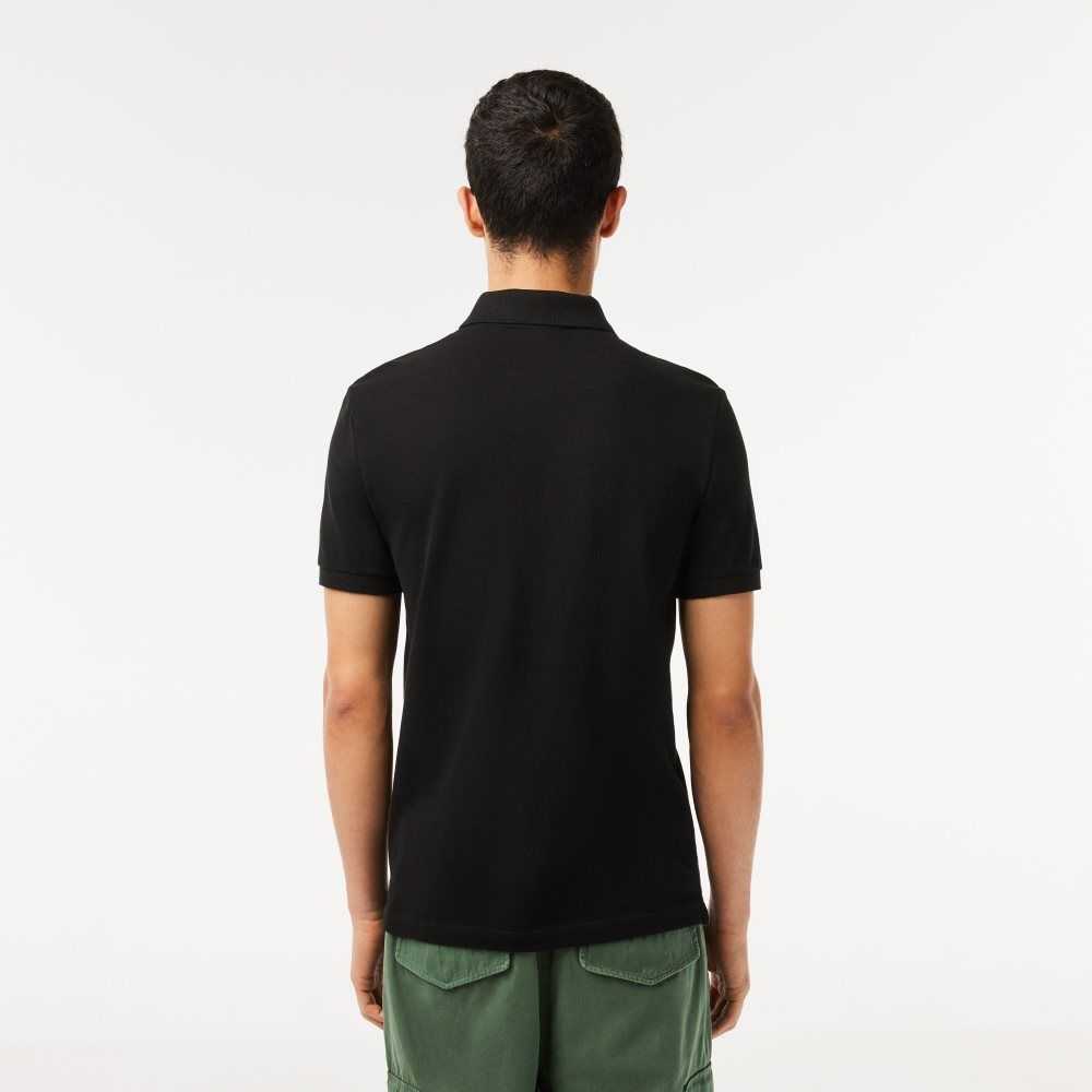 Lacoste Original L.12.12 Slim Fit Petit Pique Algodon Negras | 2854-ARQJY