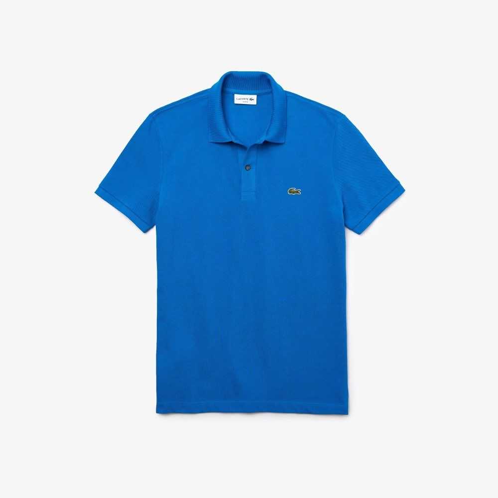 Lacoste Original L.12.12 Slim Fit Petit Pique Algodon Azules | 2931-NMAHS