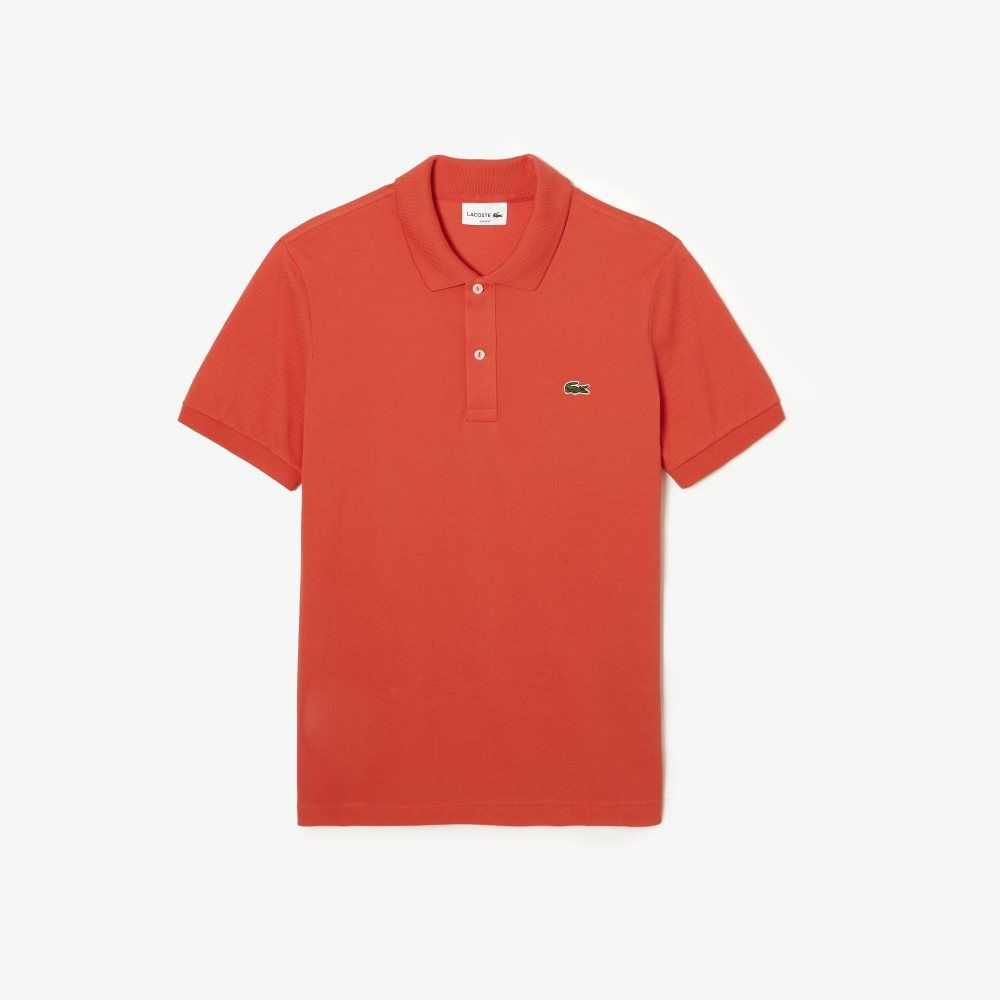 Lacoste Original L.12.12 Slim Fit Petit Pique Algodon Naranjas | 2938-CJZGF