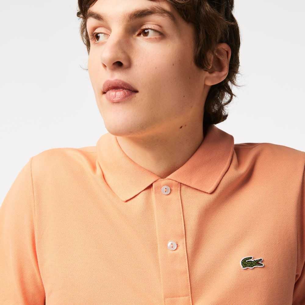 Lacoste Original L.12.12 Slim Fit Petit Pique Algodon Naranjas Claro | 3740-XCDYF