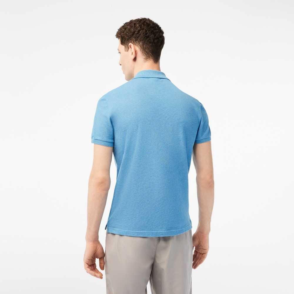 Lacoste Original L.12.12 Slim Fit Petit Pique Algodon Azules | 3891-AGBJI