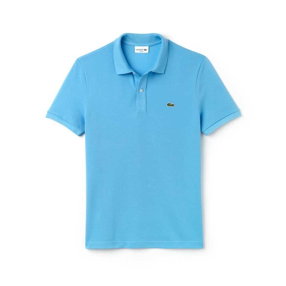 Lacoste Original L.12.12 Slim Fit Petit Pique Algodon Azules Claro | 3950-ZWTBY