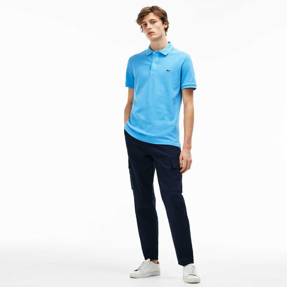 Lacoste Original L.12.12 Slim Fit Petit Pique Algodon Azules Claro | 3950-ZWTBY