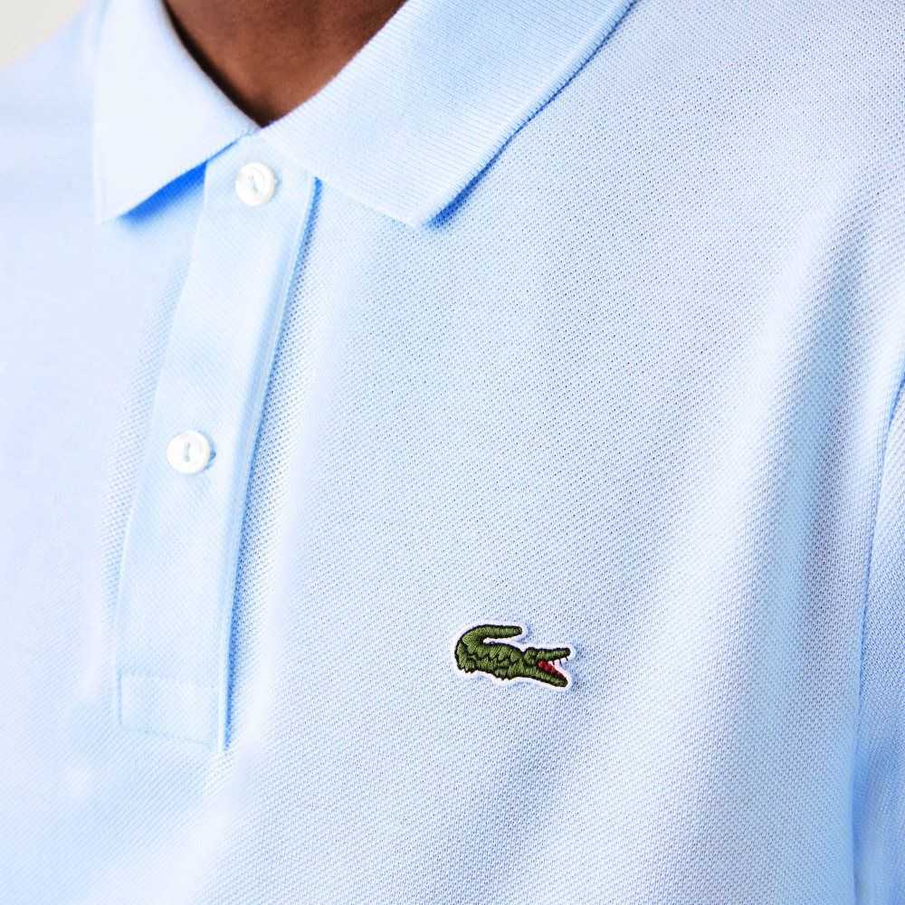 Lacoste Original L.12.12 Slim Fit Petit Pique Algodon Azules Claro | 4951-YGDEZ