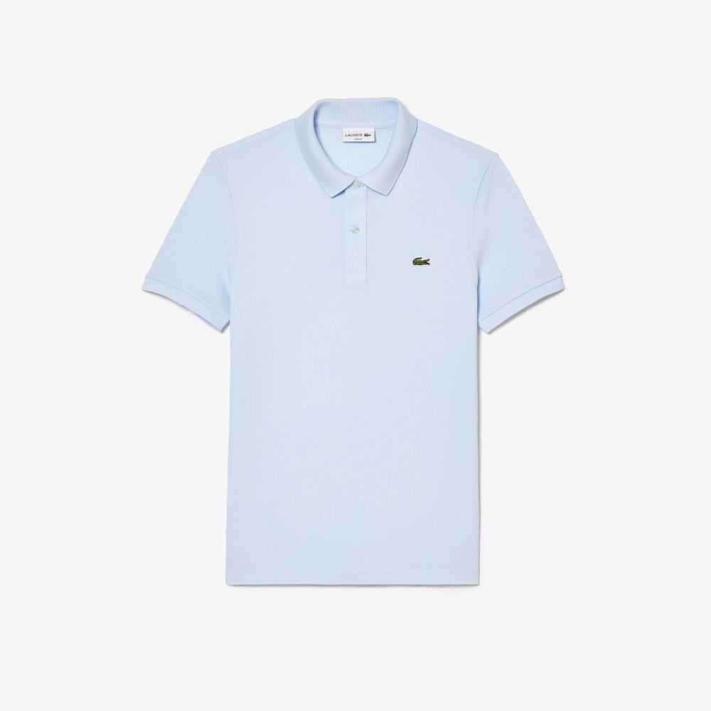 Lacoste Original L.12.12 Slim Fit Petit Pique Algodon Azules Claro | 4951-YGDEZ