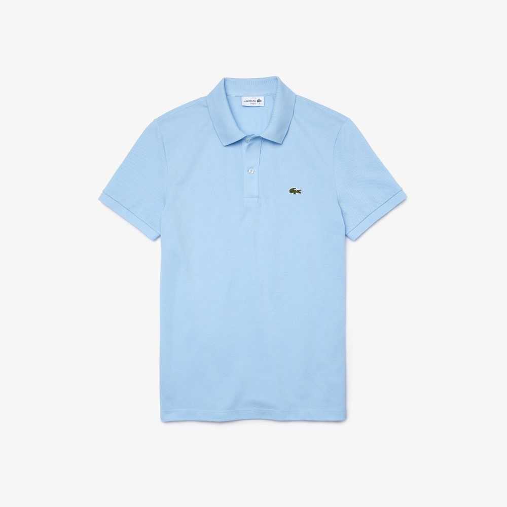 Lacoste Original L.12.12 Slim Fit Petit Pique Algodon Azules | 5642-QCLSN