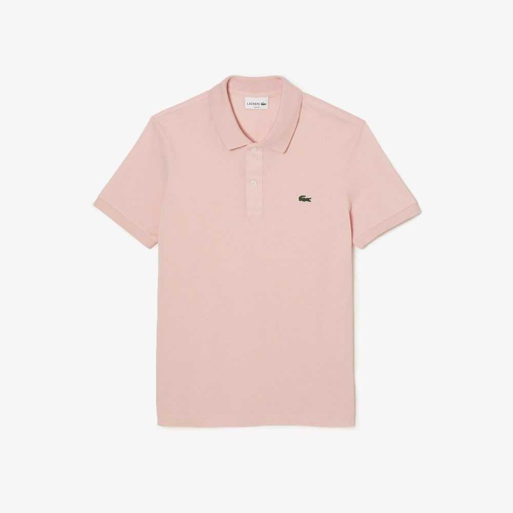 Lacoste Original L.12.12 Slim Fit Petit Pique Algodon Rosas | 6507-NTRVM