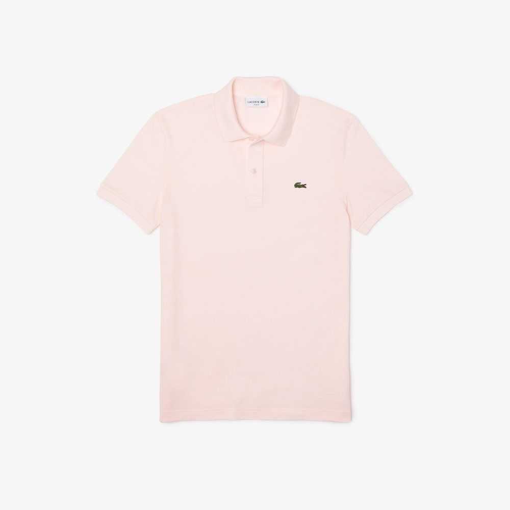 Lacoste Original L.12.12 Slim Fit Petit Pique Algodon Rosas Claro | 6843-UDFEW