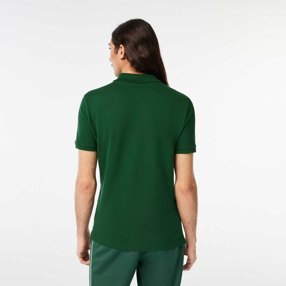 Lacoste Original L.12.12 Slim Fit Petit Pique Algodon Verde | 8142-GNZMC