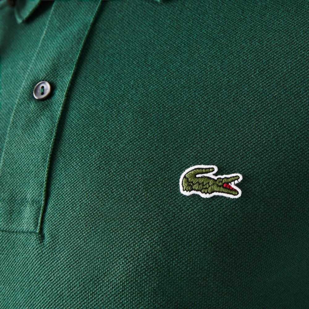 Lacoste Original L.12.12 Slim Fit Petit Pique Algodon Verde | 8142-GNZMC