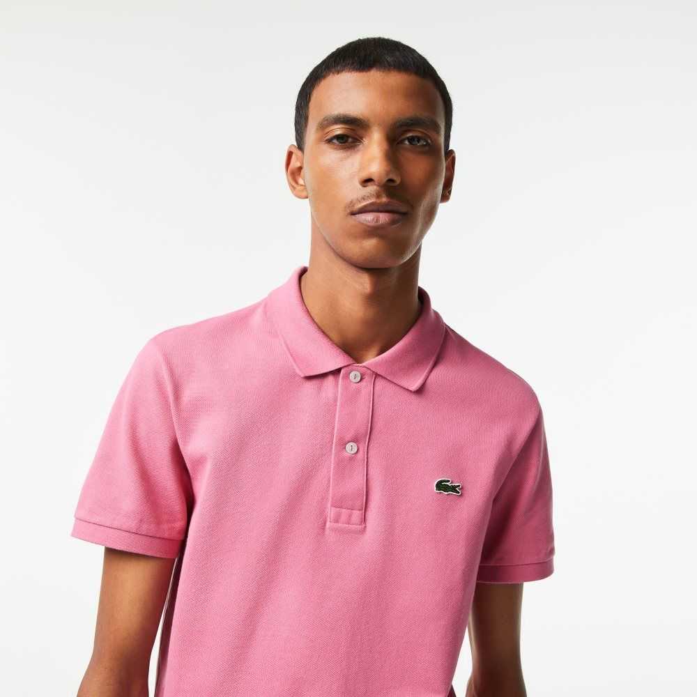 Lacoste Original L.12.12 Slim Fit Petit Pique Algodon Rosas | 8409-DVYQL