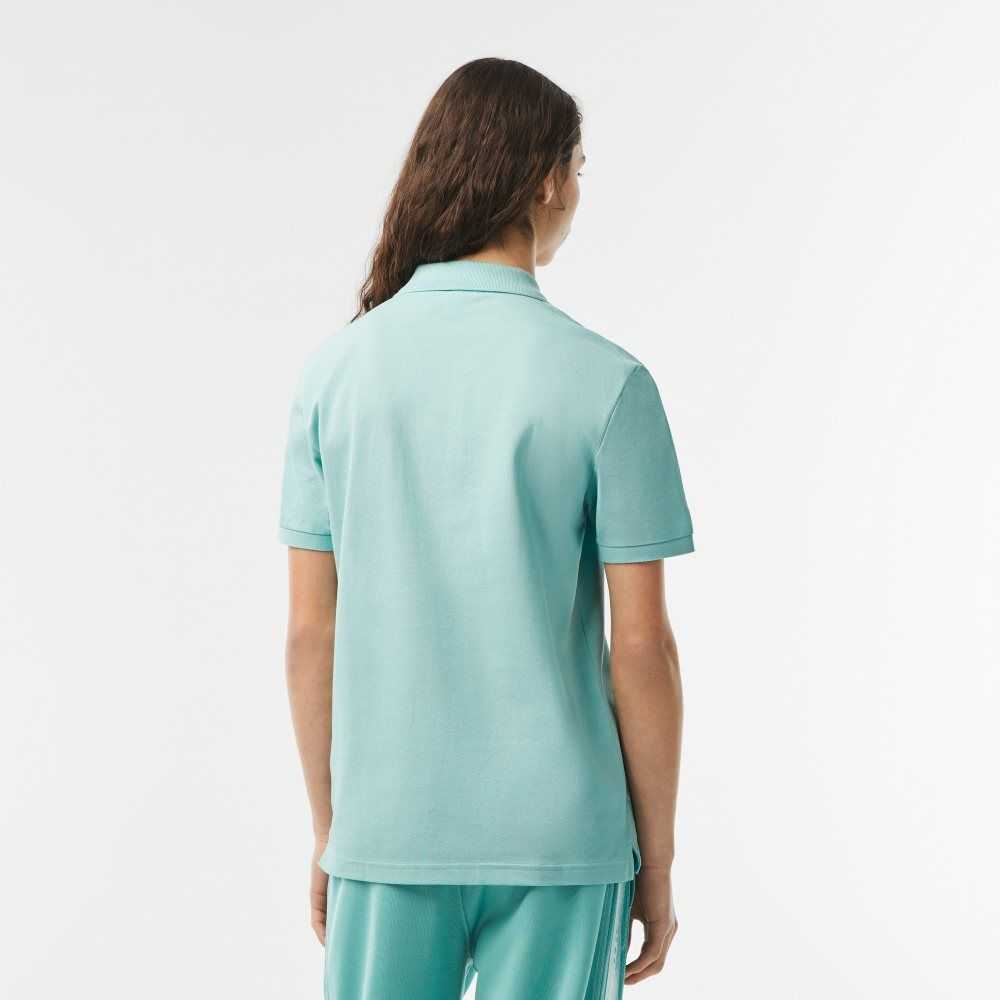 Lacoste Original L.12.12 Slim Fit Petit Pique Algodon Verde Menta | 9362-RLKBG