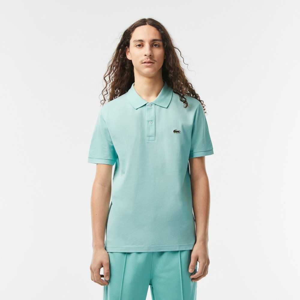 Lacoste Original L.12.12 Slim Fit Petit Pique Algodon Verde Menta | 9362-RLKBG