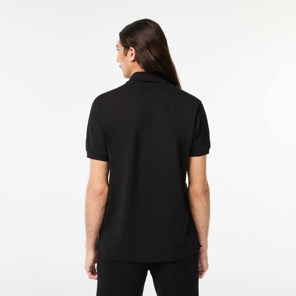 Lacoste Original L.12.12 petit pique cotton Negras | 5904-JHIBZ