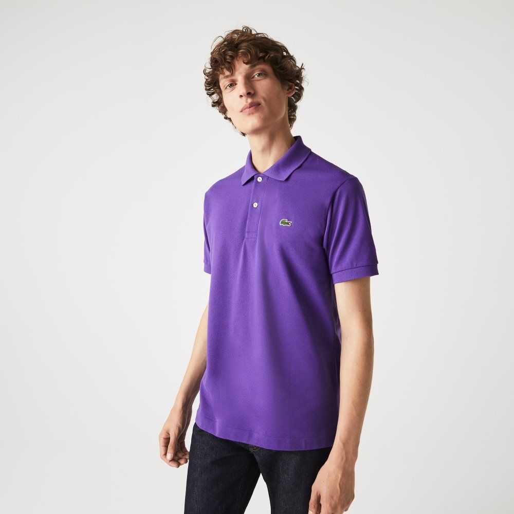 Lacoste Original L.12.12 petit pique cotton Moradas | 7294-WSJDV