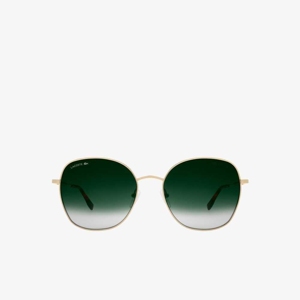 Lacoste Oval Metal Neoheritage Doradas | 5418-BGXAS