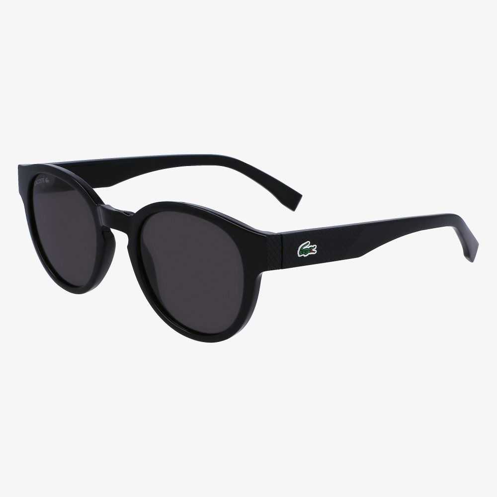 Lacoste Oval Plant Based Resin L.12.12 Negras | 9574-QWEYS