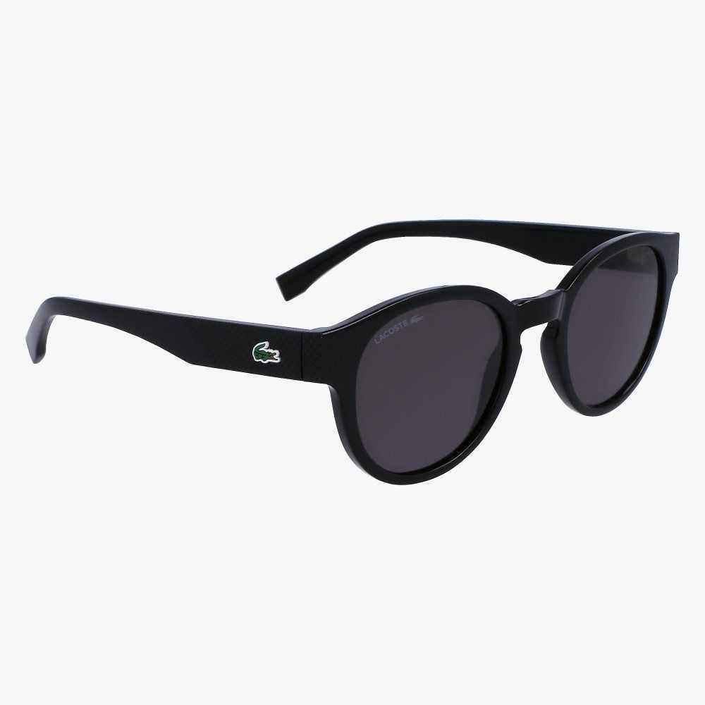 Lacoste Oval Plant Based Resin L.12.12 Negras | 9574-QWEYS