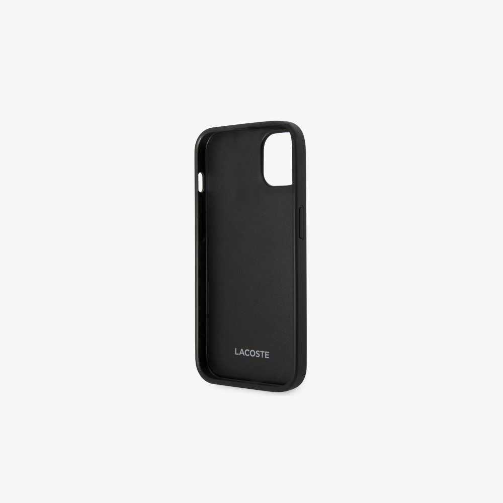 Lacoste Petit Pique Effect iPhone 14 Negras | 2915-QSBMX