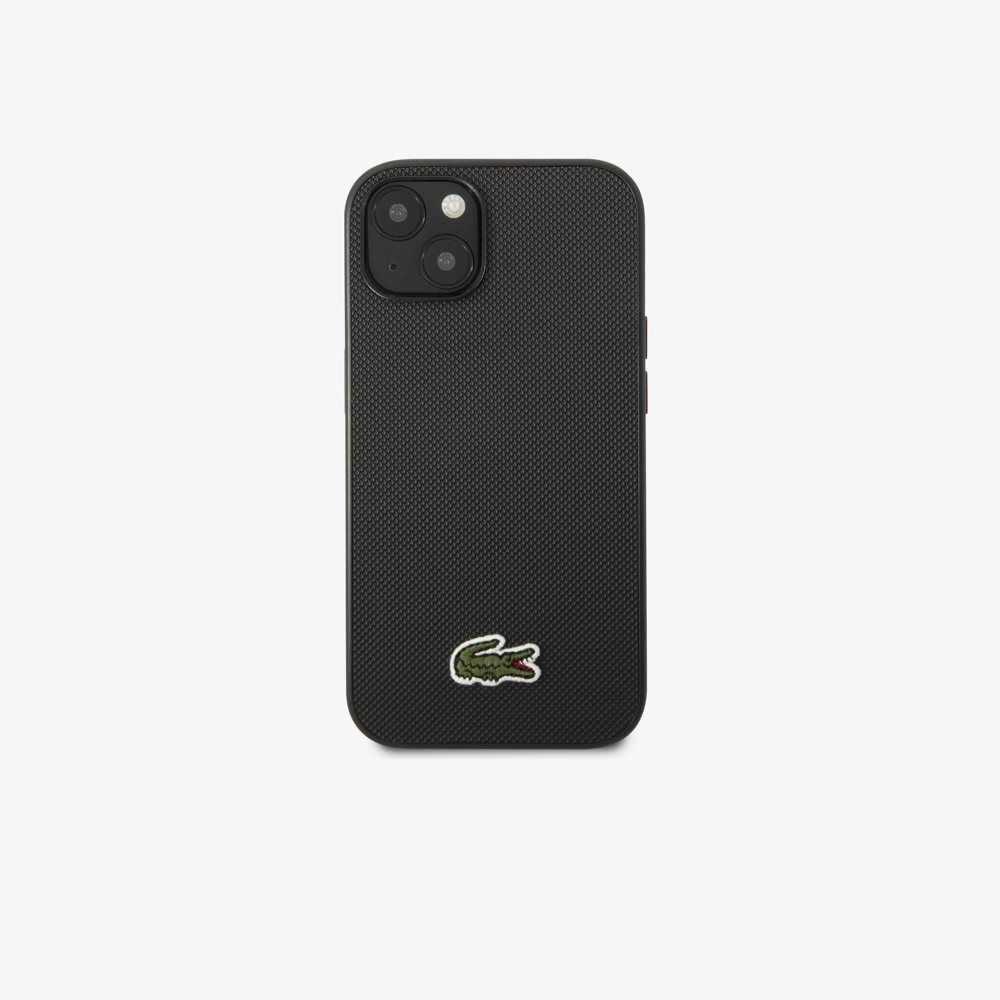 Lacoste Petit Pique Effect iPhone 14 Plus Negras | 1389-FQOXT