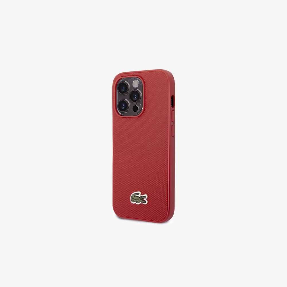 Lacoste Petit Pique Effect iPhone 14 Pro Rojas | 2607-GYIRD