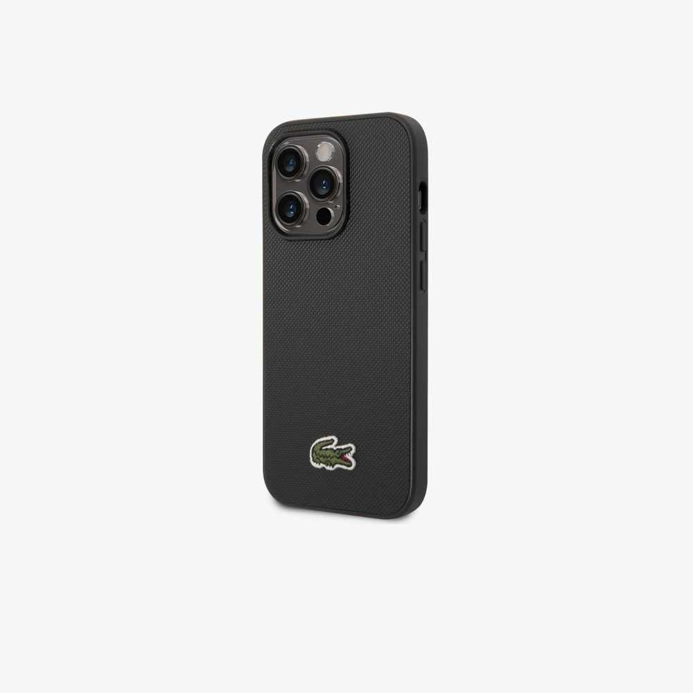 Lacoste Petit Pique Effect iPhone 14 Pro Max Negras | 2945-BXRLE