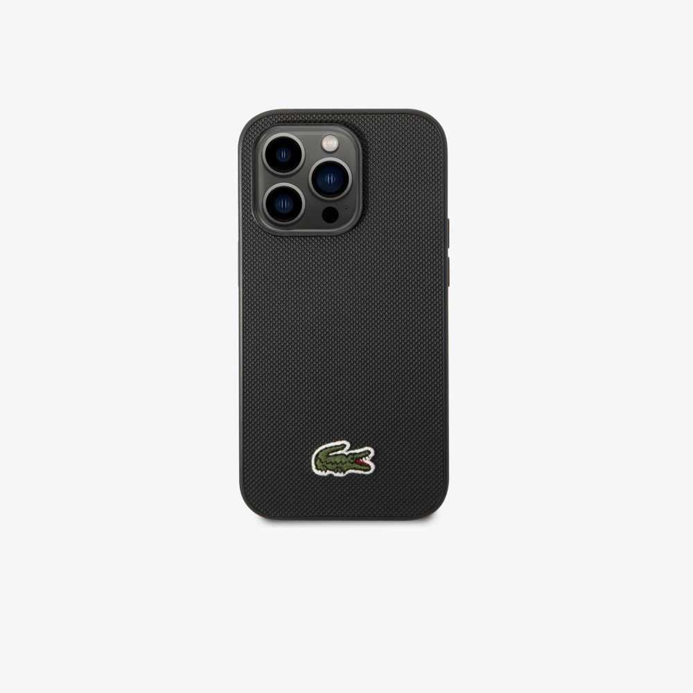 Lacoste Petit Pique Effect iPhone 14 Pro Max Negras | 2945-BXRLE