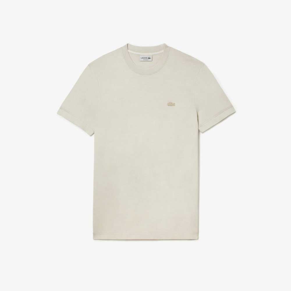 Lacoste Plain Organic Algodon Beige | 5607-TSDHQ