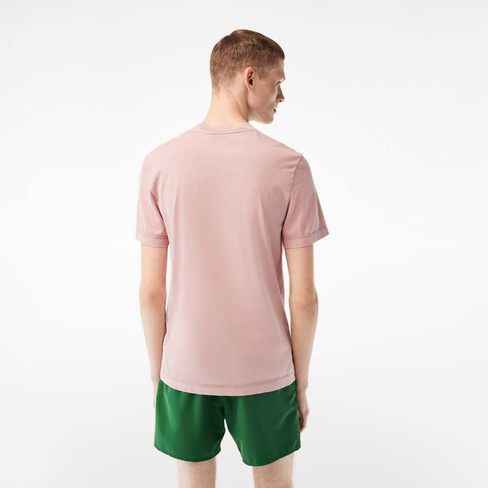 Lacoste Plain Organic Algodon Rosas | 5973-HLNZG