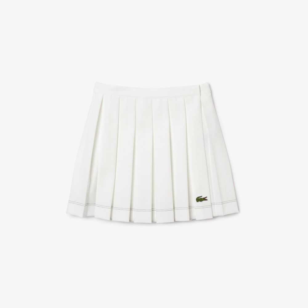 Lacoste Plisado Blancas | 4710-YFZOR