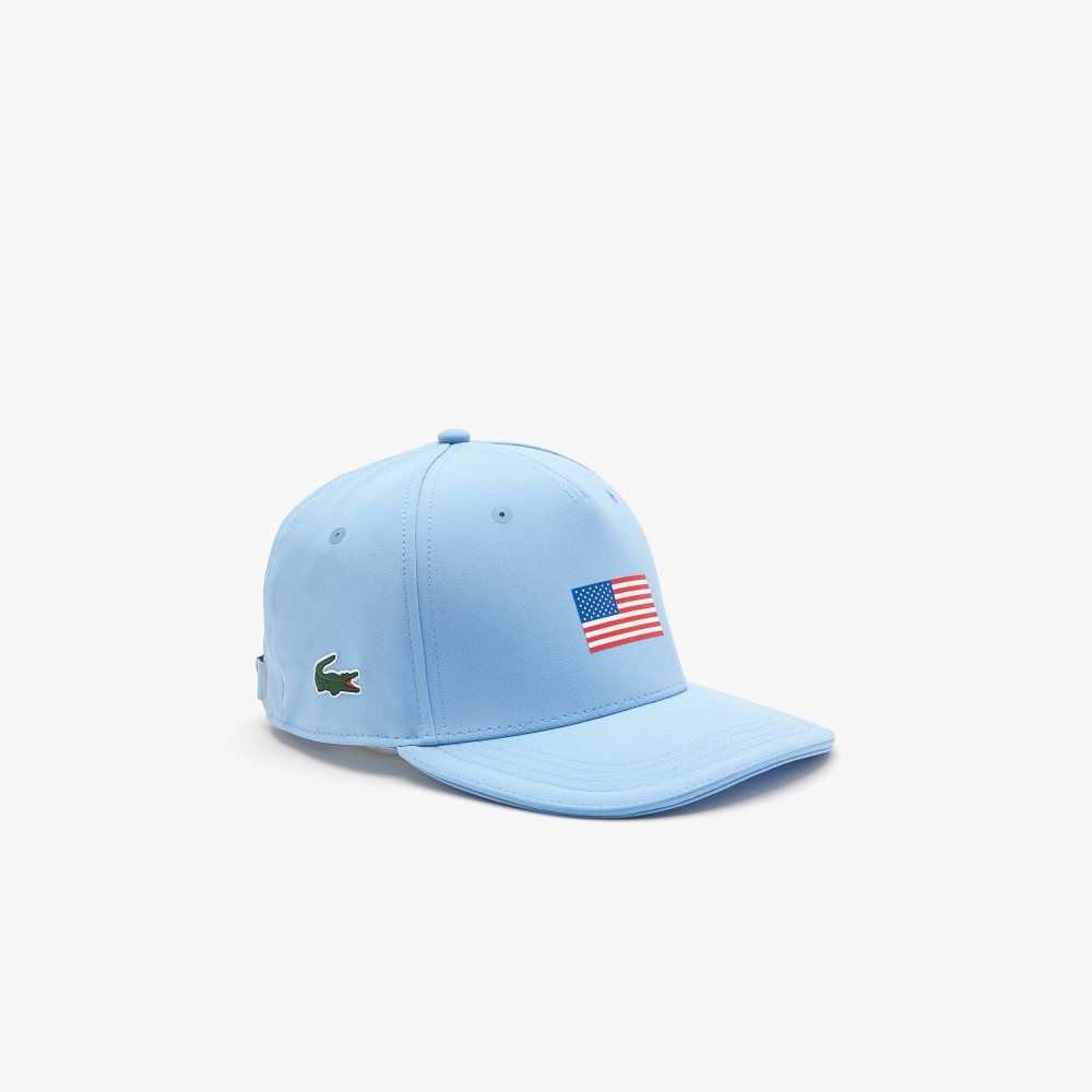 Lacoste Presidents Cup SPORT American Flag Adjustable Azules | 6107-HEPMD