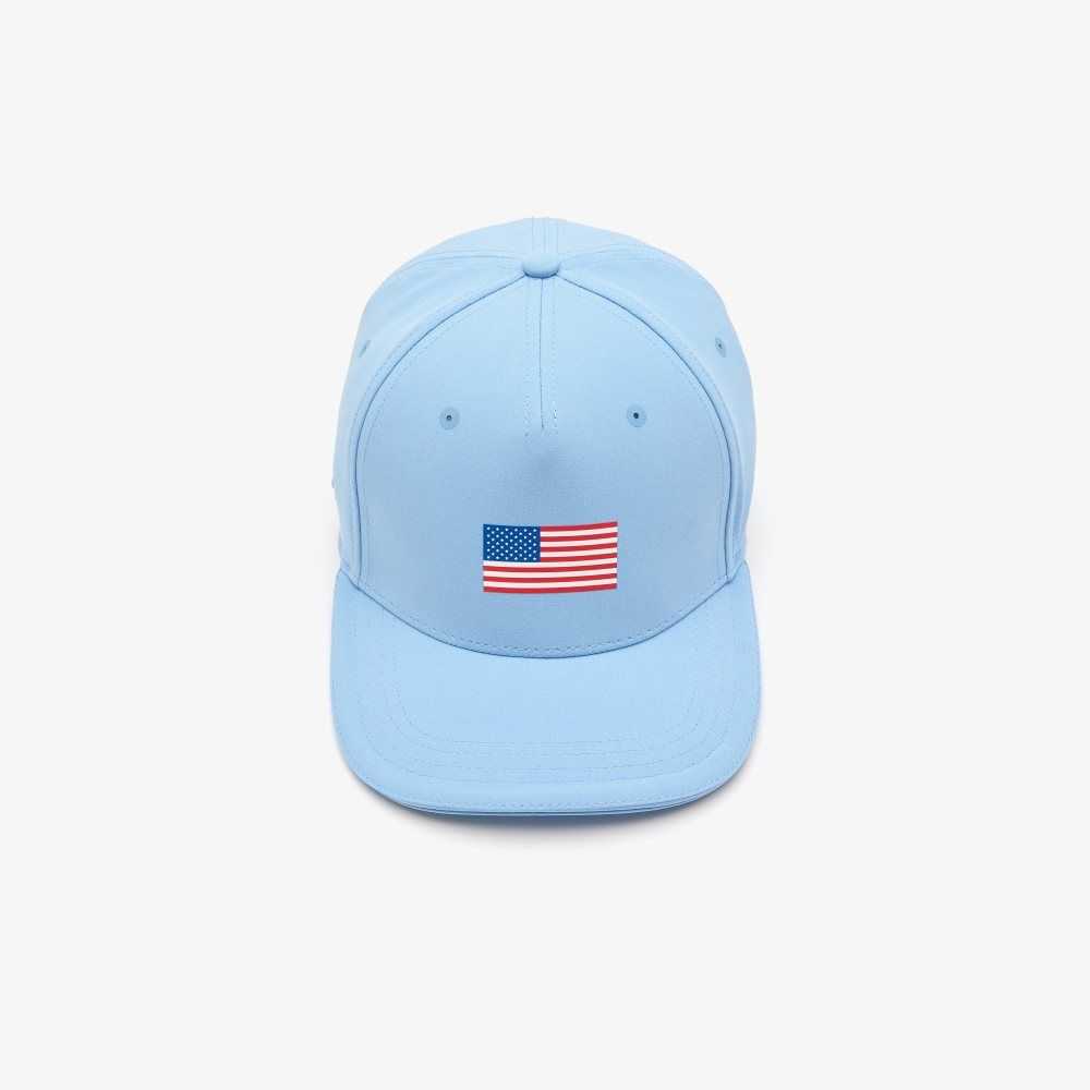 Lacoste Presidents Cup SPORT American Flag Adjustable Azules | 6107-HEPMD