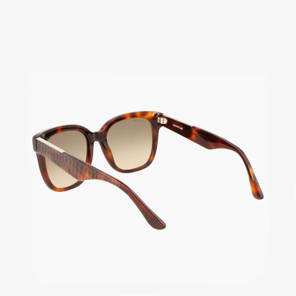 Lacoste Rectangle Acetate Croco Skin Multicolor | 3495-TYMGW