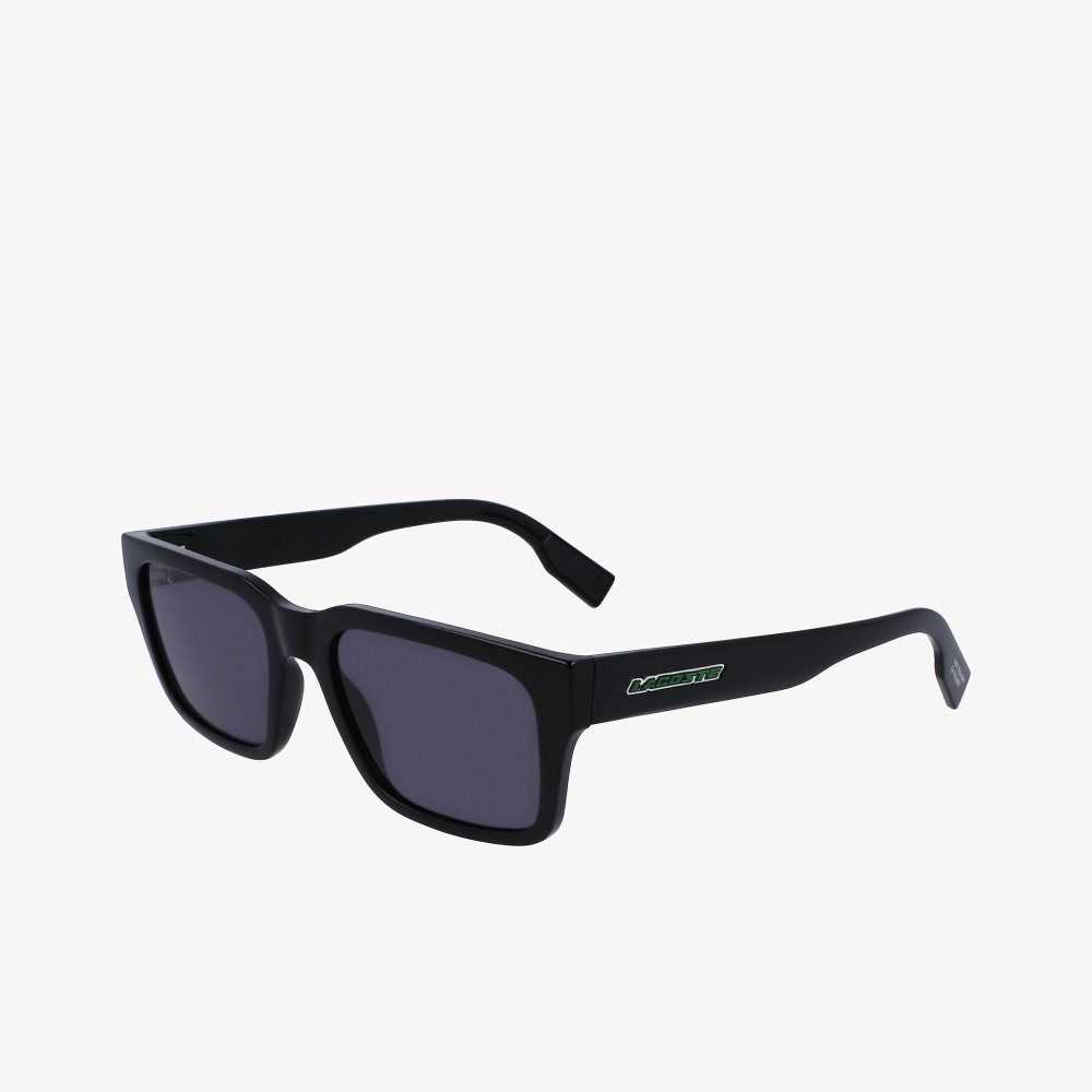 Lacoste Rectangle Active Negras | 6027-PXIDW