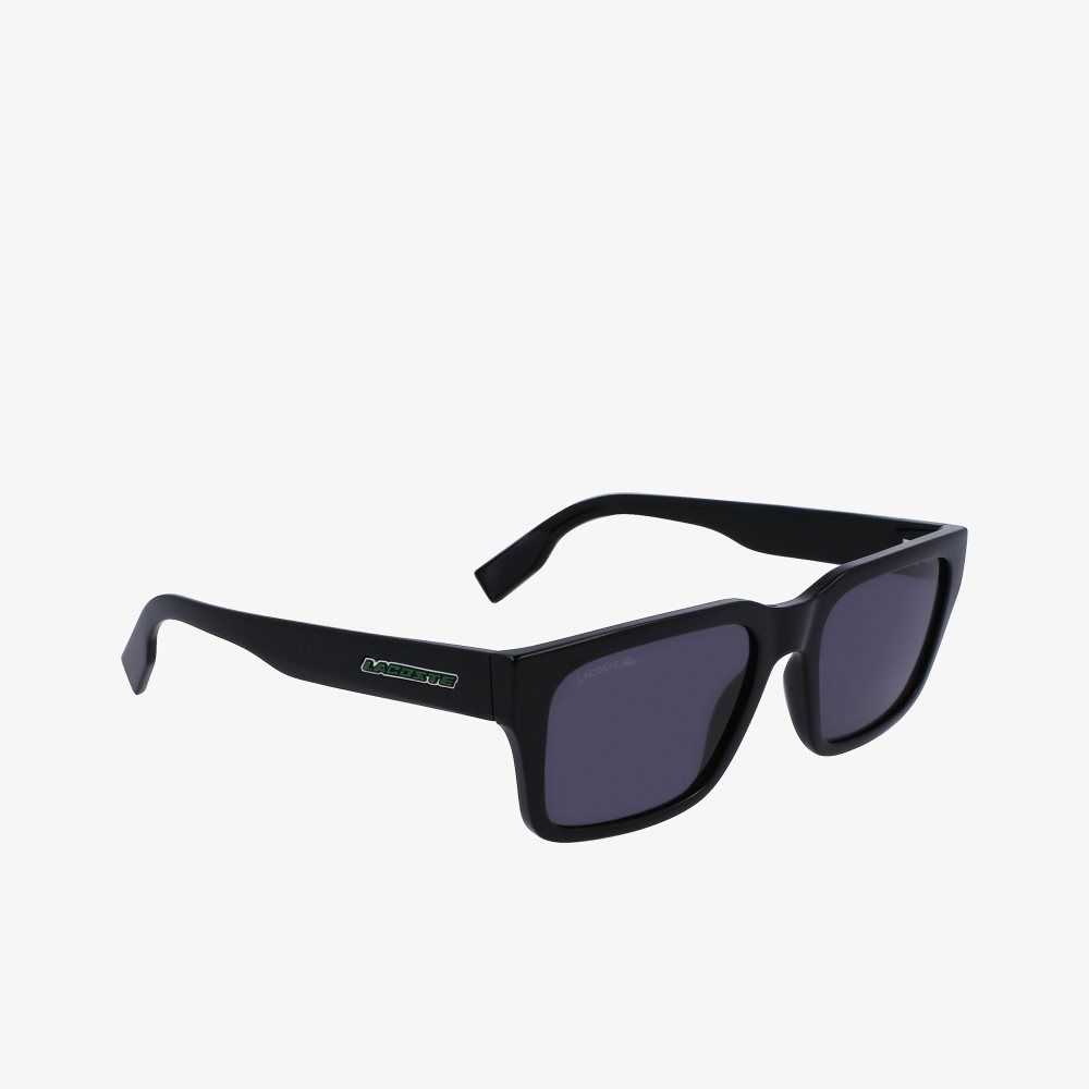 Lacoste Rectangle Active Negras | 6027-PXIDW