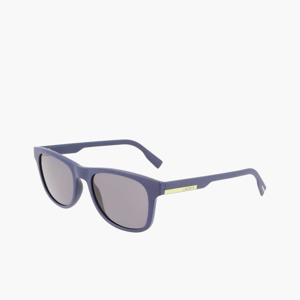 Lacoste Rectangle Color Block Azules | 0972-PKWAL