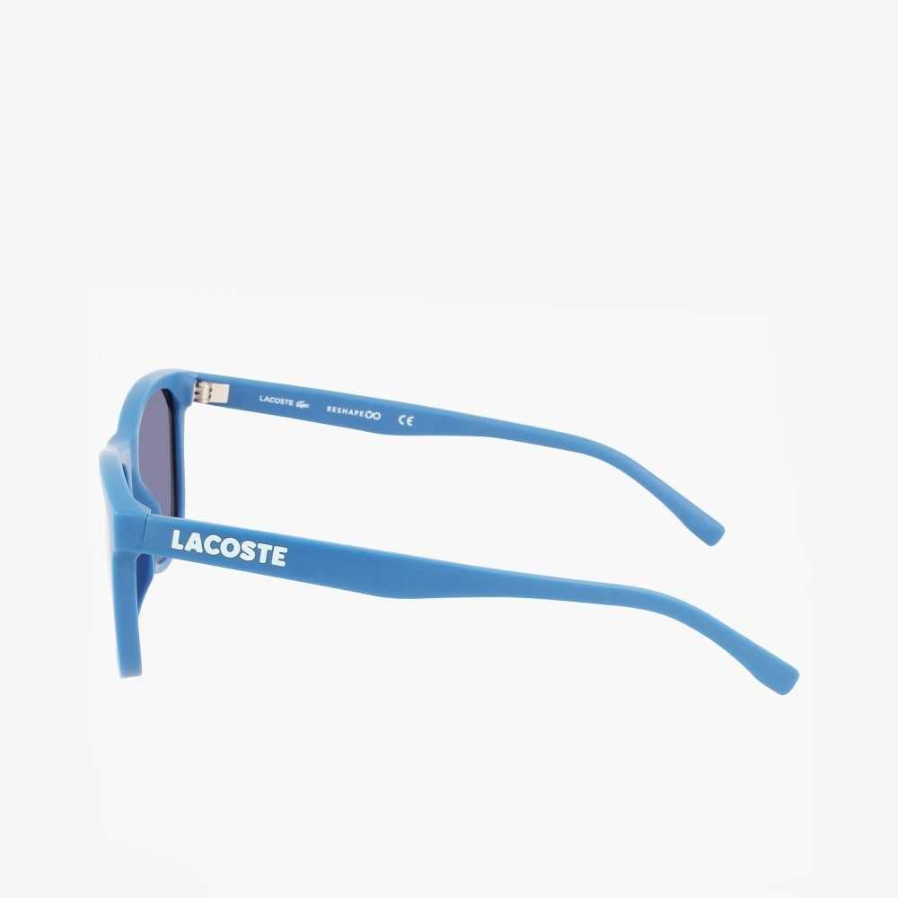 Lacoste Rectangle Recycled PET Injected Beach Pack Azules | 2761-PGTDH