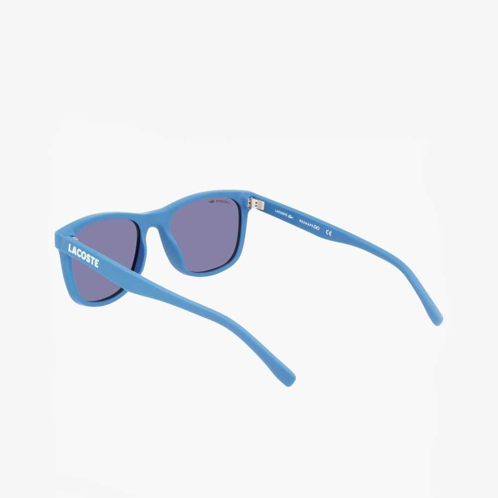 Lacoste Rectangle Recycled PET Injected Beach Pack Azules | 2761-PGTDH