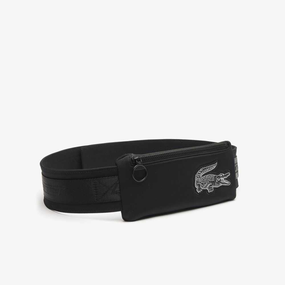 Lacoste Recycled Fiber Belt Bag Negras | 8147-PDFKX